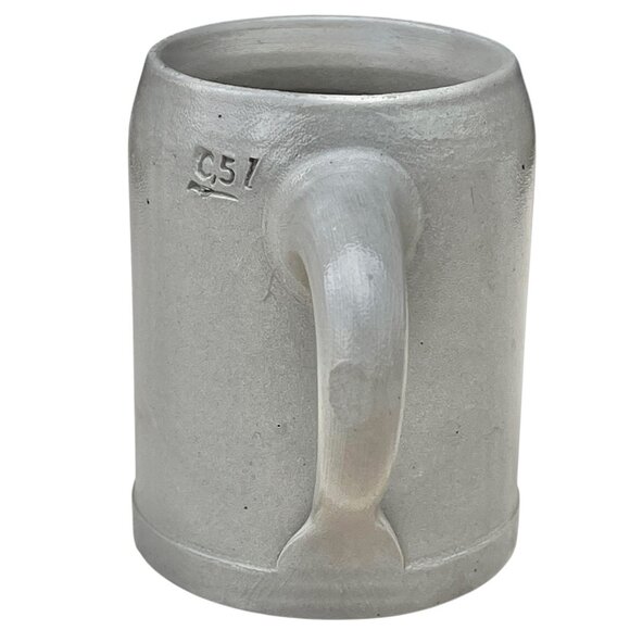 Vintage Bürgerbräu Augsburg Göggingen Stoneware Beer Mug Tankard With Handle 0.5 - Picture 4 of 9